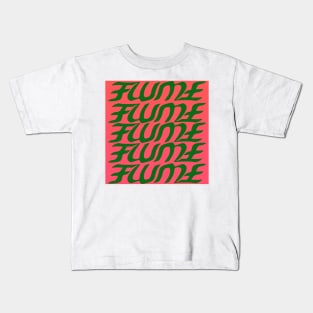 Hi This Is Flume Logo Multi-Coloured 3 Kids T-Shirt